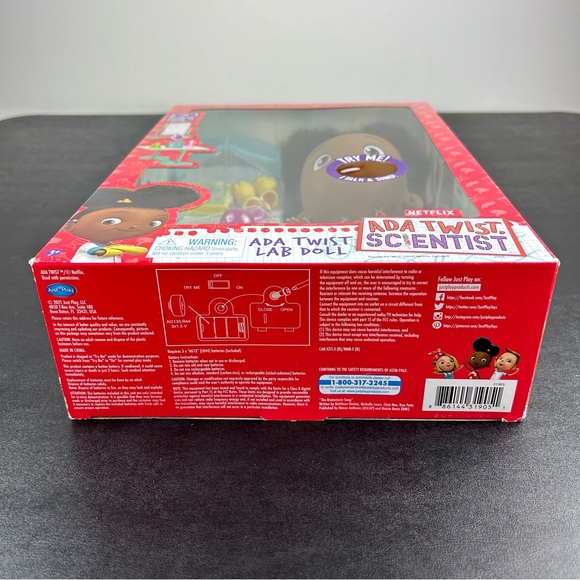 Ada Twist Scientist Lab Doll Netflix Show Talking & Singing 12 inch Doll - Picture 15 of 16